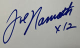Joe Namath Signed Authentic "CountDown To Super Bowl" Book