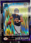 2024 DONRUSS Optic Caleb Williams Purple Shock Rated Rookie Card #201