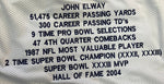 John Elway Signed Jersey With Stats Beckett COA