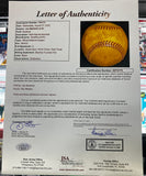 HOF Signed Baseball JSA LOA