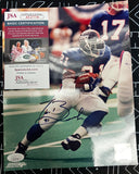 Tiki Barber Signed 8X10 Photo JSA COA