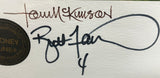 Brett Farve, Edgar Bennett, Tom McKimson, and Charles McKimson Signed Framed Looney Tunes Art Print /250