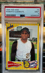 1994 Yoo-Hoo Roberto Clemente Card #5 PSA 9