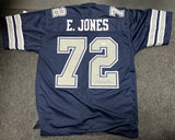 Ed "Too Tall" Jones Signed Cowboys Jersey JSA