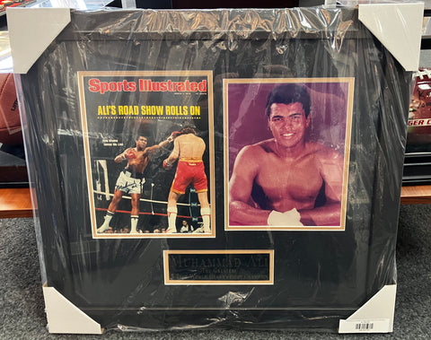 Muhammad Ali Authentic Framed Signed Photo Sports Illustrated