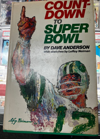 Joe Namath Signed Authentic "CountDown To Super Bowl" Book