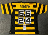 JOEY PORTER SR & JR AUTOGRAPH JSA JERSEY