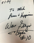Walt Frazier Signed Authentic "One Magic Season and a Basketball Life" Book