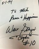 Walt Frazier Signed Authentic "One Magic Season and a Basketball Life" Book