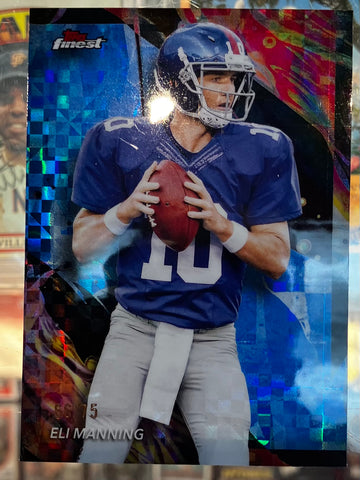 2024 TOPPS Finest Eli Manning X-Fractor Card #137 /75