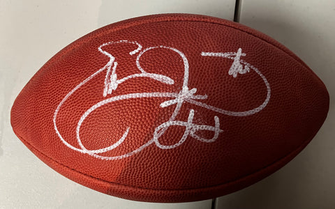 Emmett Smith signed football