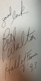 Bill Walton Signed Authentic "Nothing But Net" Book