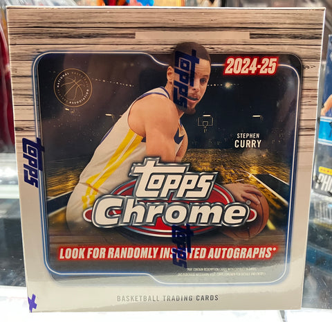 2024-25 TOPPS Chrome NBA Mega Box