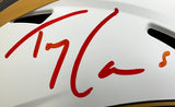 Trey Lance Signed Full Size Replica Helmet