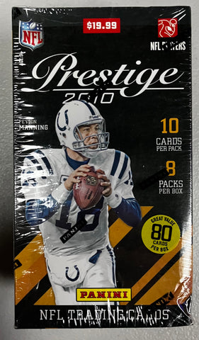 2010 Panini Prestige NFL Blaster Box