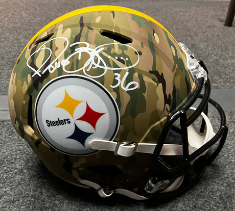 Jerome Bettis Signed Full Size Replica Steelers Helmet Beckett COA