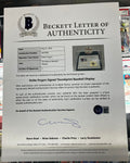 Rollie Fingers LE ONL Baseball Display With Thumbprint Beckett COA