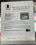 Rollie Fingers LE ONL Baseball Display With Thumbprint Beckett COA