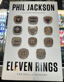 Phil Jackson Signed Authentic "Eleven Rings The Soul Of Succsess" Book