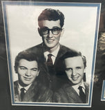 Buddy Holly Signed Framed Cut With Photo and Record