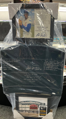 Ferguson Jenkins Signed Seat With Stats