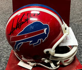 Antoine Smith Signed Bills Mini Helmet JSA COA