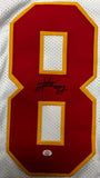 Travis Kelce Signed White Chiefs Jersey PAAS COA