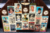 Copperstown Hero’s Clock Signed With 18 MLB Hall Of Famers Cards