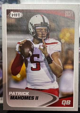 2017 Sage Hit Patrick Mahomes ll Rookie Card #5