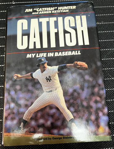 Jim Catfish Hunter Signed Authentic "Catfish My Life In Baseball" Book