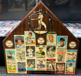 Copperstown Hero’s Clock Signed With 18 MLB Hall Of Famers Cards