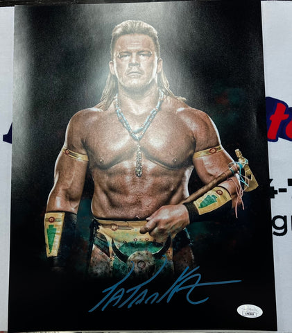 Tatanka Signed 11X14 JSA COA