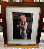 Holly Holm Signed Framed Photo JSA COA