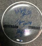 Mickey Thomas Signed Jefferson Starship Drum Head Inscribed “We Built This City”