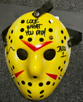 Ari Lehman Signed Yellow Mask Radtke Sports Authentic Inscribed “Look What You Did”