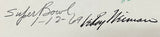 Joe Namath Signed Authentic "CountDown To Super Bowl" Book