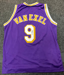 Nick Van Exel Signed Purple Lakers Jersey JSA COA