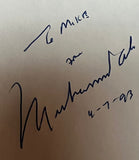 Muhammad Ali Signed Authentic "The Greatest My Own Story" Book