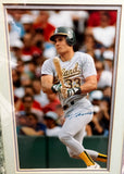 Jose Canseco, Ricky Henderson,  and Mark McGwire Signed Framed Photos JSA LOA