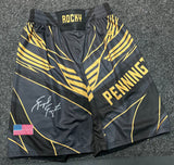 Raquel Pennington Signed Fighting Shorts Inscribed “Rocky”