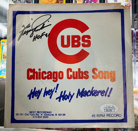 Fergie Jenkins Signed Vinyl Record JSA COA