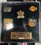 2001 Los Angeles Lakers Back To Back Champions Pins Collector Set /5000