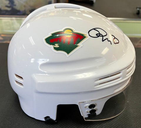 MARCO ROSSI SIGNED MINNESOTA WILD MINI HELMET