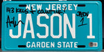 Ari Lehman Signed License Plate Inscribed “143 Kills And Counting” Beckett COA