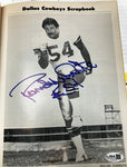 Game day Magazine Silver Season Edition signed by 3 Cowboys Players JSA COA