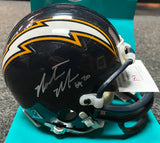 Natrone Means Signed San Diego Chargers Mini Helmet JSA COA