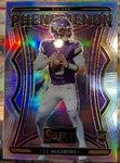 2024 Panini Select JJ McCarthy Silver Phenomenon Rookie Card #6