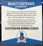 Dirk Nowitzki Signed Baseball in Shadowbox JSA And Beckett COA