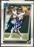 2021 DONRUSS Elijah Morre Rated Rookie Signed Card Beckett COA