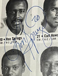 Game day Magazine Silver Season Edition signed by 3 Cowboys Players JSA COA